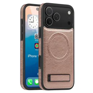 Invisible Stand Business Shield Magnetic Series for iPhone 17-13 Pro Max, Full Coverage Anti-Drop Case, Minimalist Design, Premium Material