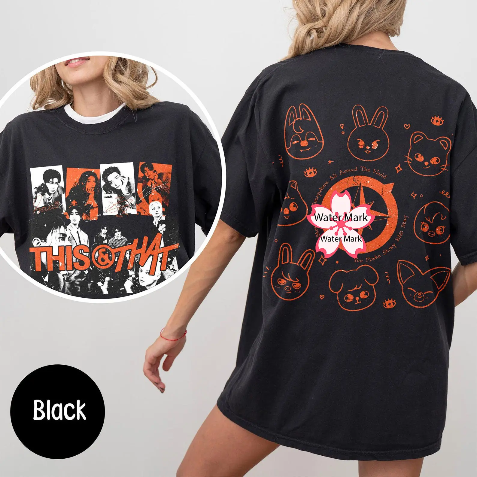 SKZ This & That  Retro Tshirt, Sweatshirt, Hoodie, Run It World Tour, Kpop Skz