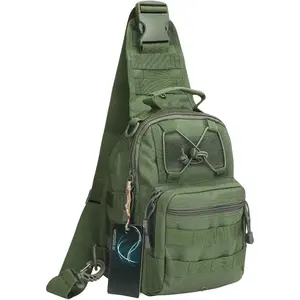 Outdoor Tactical Bag Backpack, Military Sport Bag Pack Sling Shoulder Backpack Tactical Pack for Every Day Carry