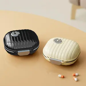 Portable Pill Storage Box, 1 Count Travel Multi-grid Pill Organizer, Medicine Organizer, Mini Jewelry Storage Box, Home Organizer for Travel