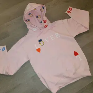 Pink Lover hoodie with Kisses