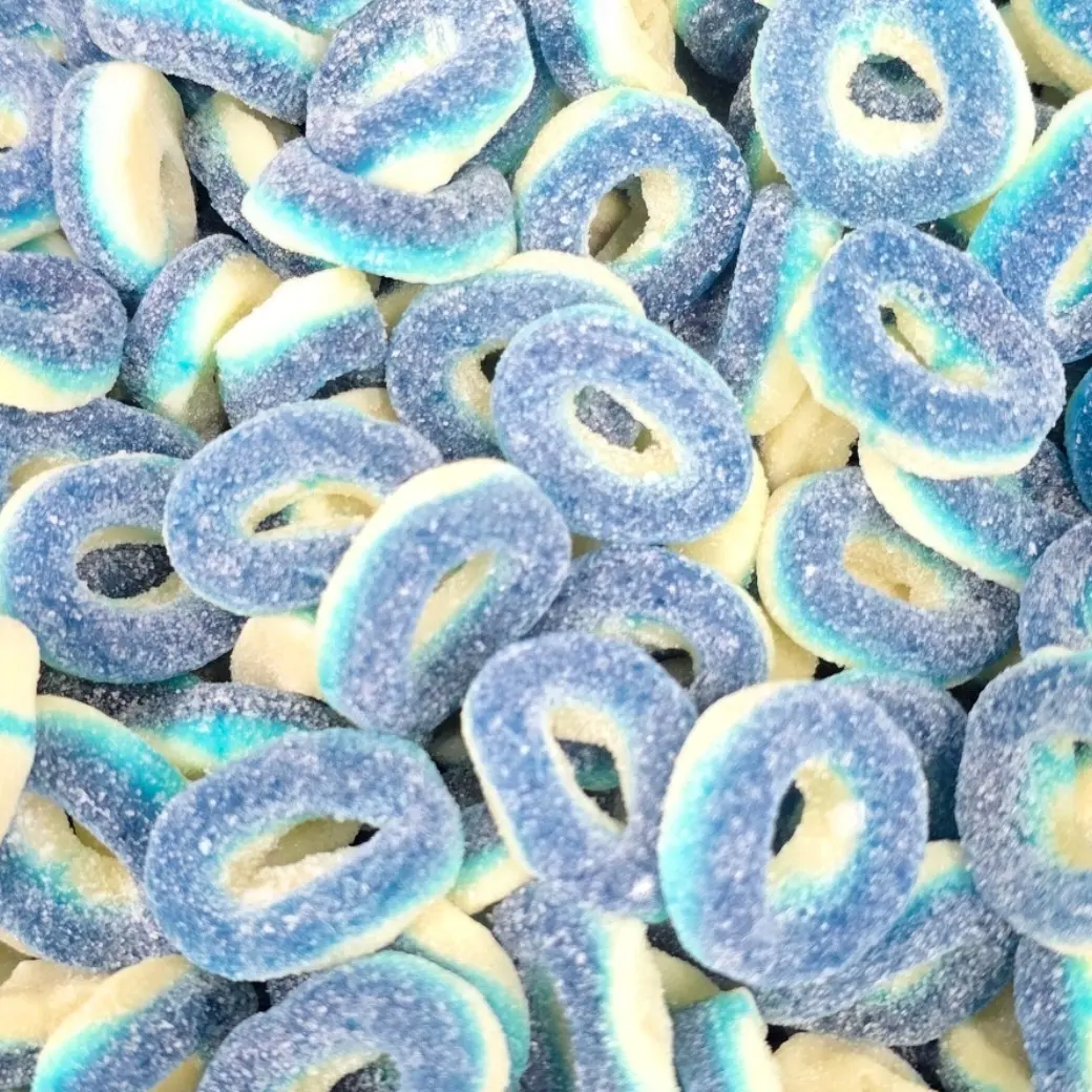 Blue Raspberry Gummy Rings