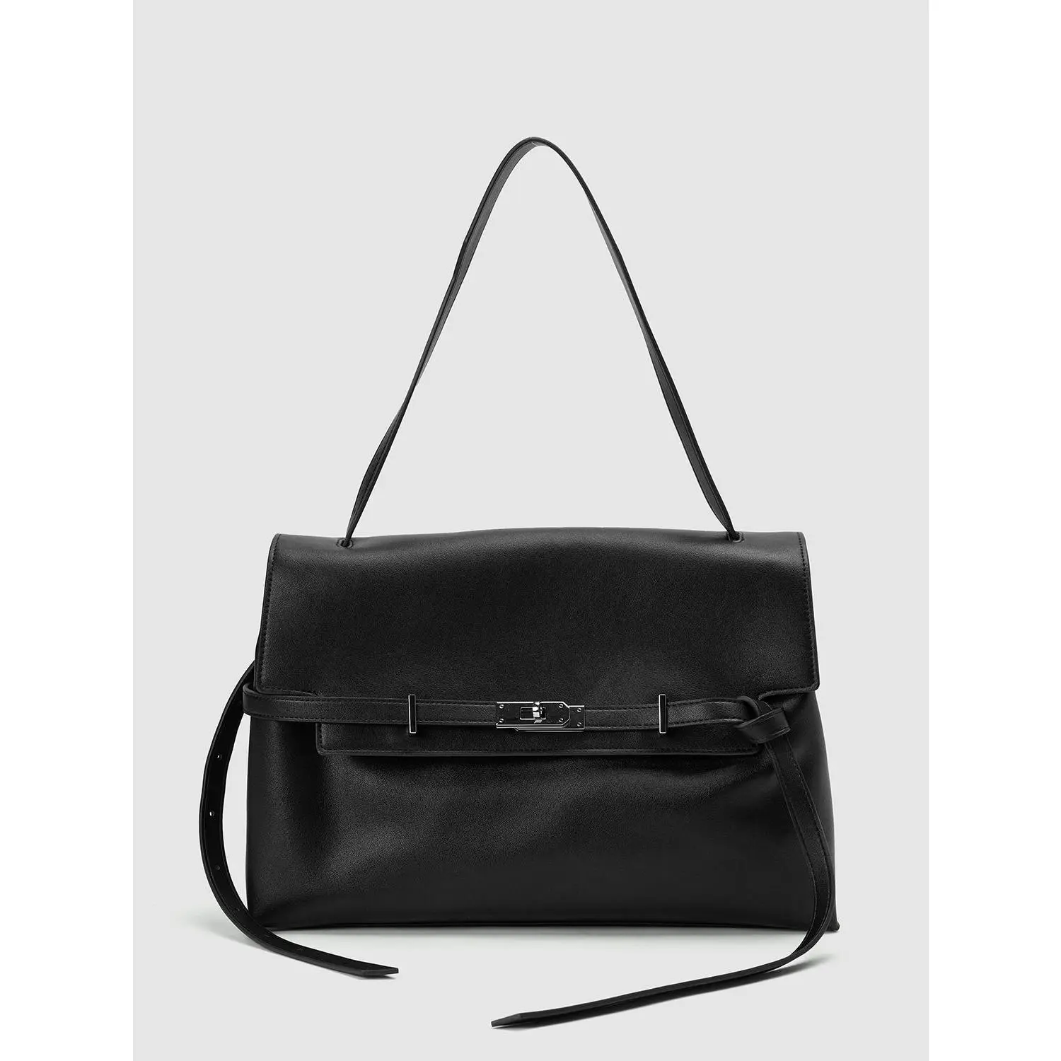 URBAN REVIVO Women's Casual Shoulder Bag - Faux Leather Everyday Work Handbag, Single Strap, Metal Clasp, Model UAWB50146 summerwins,summerwins
