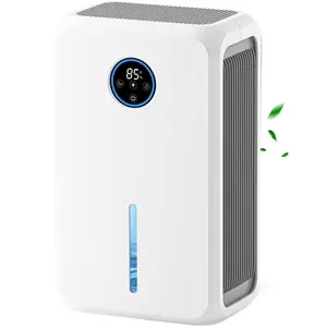 Dehumidifier for Room for Home, LED display screen, Quiet with Auto Shut Off, Dehumidifiers for Bedroom (2.6LWater Tank Capacity), Bathroom, RV, ClosetGift