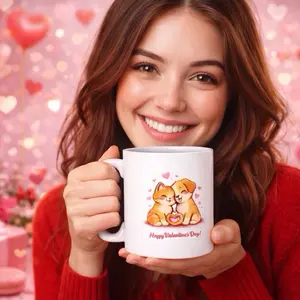 XP8434 11oz White Mug High Quality Ceramic Dishwasher & Microwave Safe AAA ORCA Coating Sublimation Print