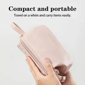 Makeup Bag Travel Cosmetic Bag for Women Girls,Zipper Make Up Pouch Makeuporganizer