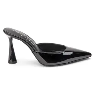 COCONUTS by Matisse Womens Zola Mules Dress Casual High Heel 3" & Up - Black