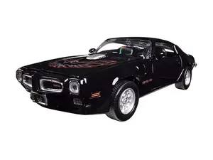 1973 Pontiac Firebird Trans Am - Black (Timeless Legends) Diecast 1:24 Model - Motormax 73243BK