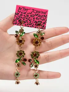 Flower Decor Dangle Earrings, Fashionable Jewelry for Women & Girls, Trendy All-match & Exquisite Jewelry for Birthday Gift, Trendy Jewellery Accessories