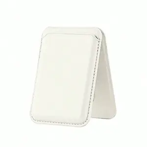 New Magnetic Suction Full Model Universal Pu Imitation Leather Card Bag Certificate Storage Mobile Phone Card Holder Magnetic Card Bag
