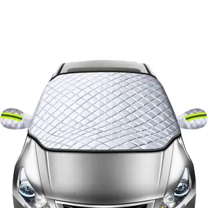 Ultra Thick Windshield Cover for Car SUV, Heavy Duty Protective Windscreen Cover, Snow Ice Frost Dust Water Resistent, Pefect for All Seazon Use