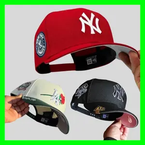 New Era MLB NY Yankees LA Dodgers 9FORTY Adjustable Hat, Curved Brim Structured Crown, Premium Cotton Fabric, NY Yankees Hat, NY Mets Hat, NY Hat Womens, Green NY Hat, Streetwear Baseball Cap