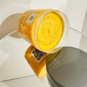 African Natural Shea Butter 100g Yellow Color, Natural Ingredients, Ideal for Skin Care, Convenient Jar Packaging