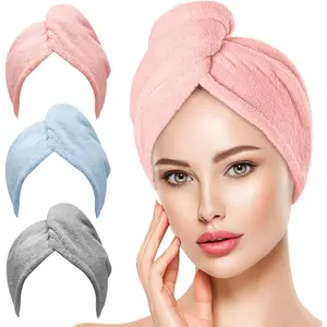 Microfiber Hair Towel for Women: Christmas Stocking Stuffers for Women Teen Girls  Drying Wrap Towels for Curly Hair  Accessories 3 Pacs Anti Frizz Mom Gifts