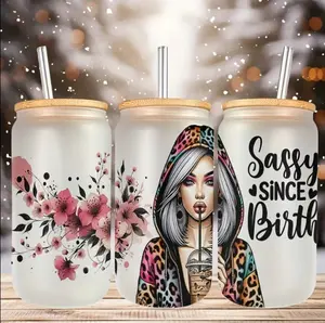 Sassy Since Birth - UVDTF Wrap for cups/hard surfaces Sticker