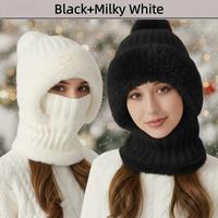 Black+Milky white