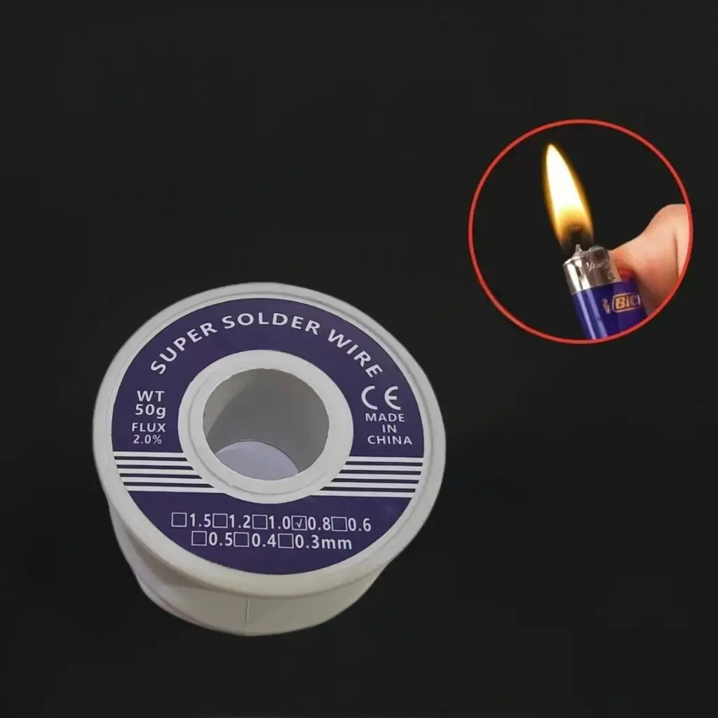 High Purity Lead-Free Solder Wire Roll, Stainless Steel Low Temperature Soldering Iron Accessory, Non-Wash Copper Nickel Welding Line, Tool