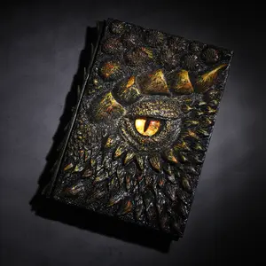 Dragon Eye Design Notebook, 1 Count 3D Cover Replaceable Notebook, Birthday Or Graduation Gift, Office Stationery & Supplies