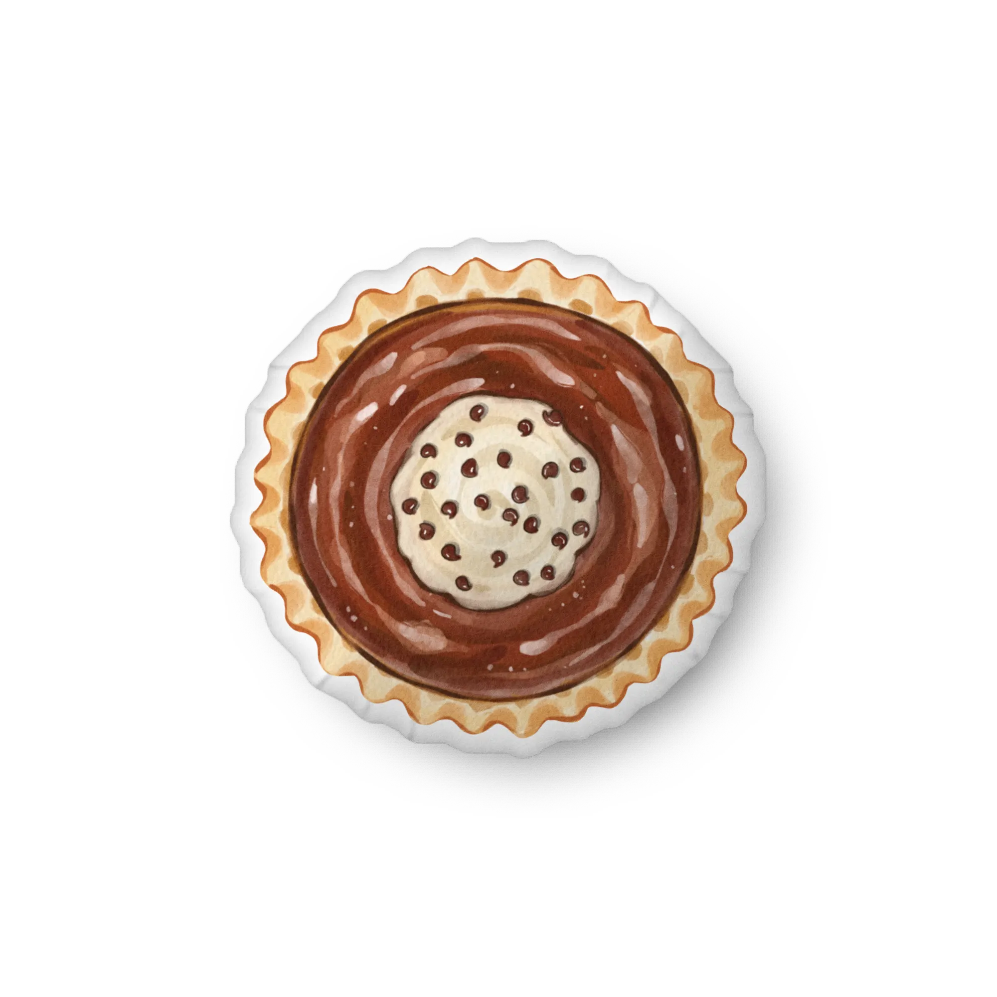 Chocolate Pie Pillow