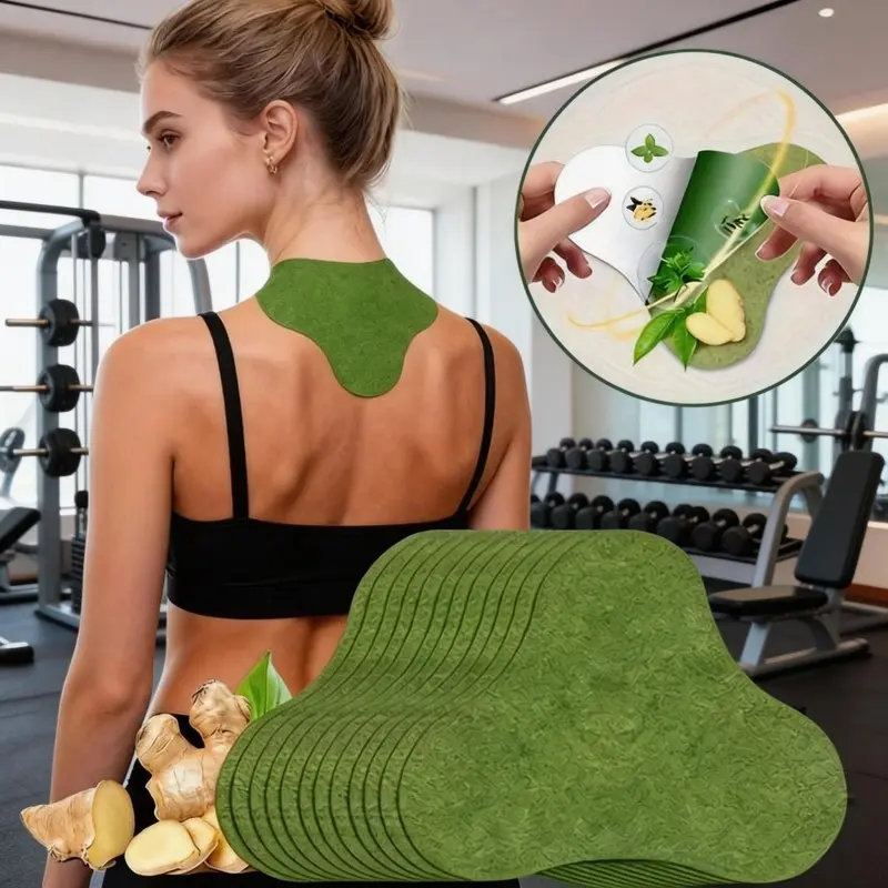 50PCS Premium Self-Heating Neck Guards Heat Patches Hot Compress Natural Ingredients for Soothing Sensation and Flexibility Support