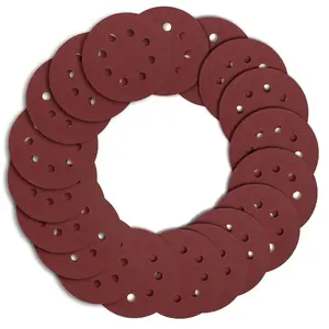 20 count 5 Inch Sanding Discs, 240 Grit Hook and Loop Sandpaper for Random Orbital Sander