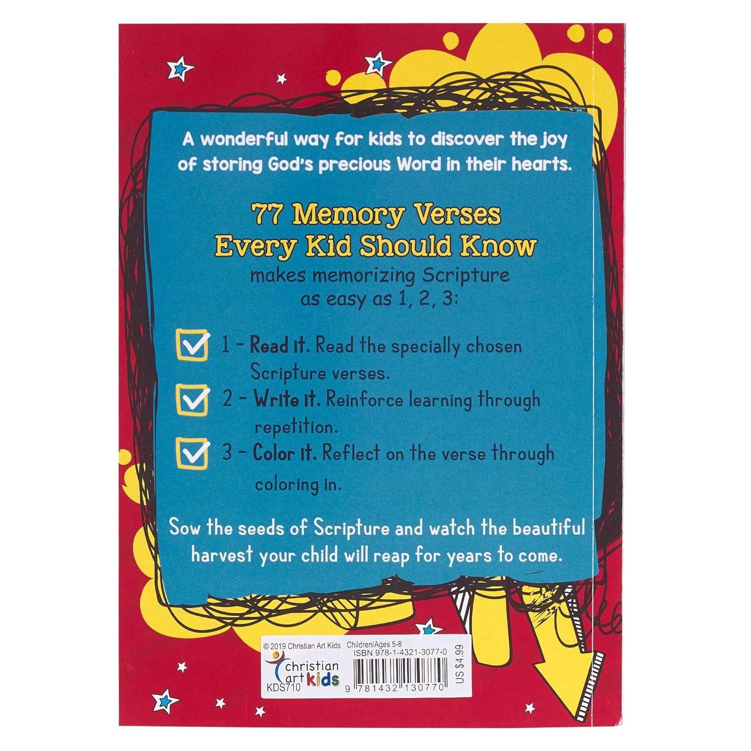 77 Memory Verses Every Kid Should Know, Ages 5-8 (77 for Kids Editions)