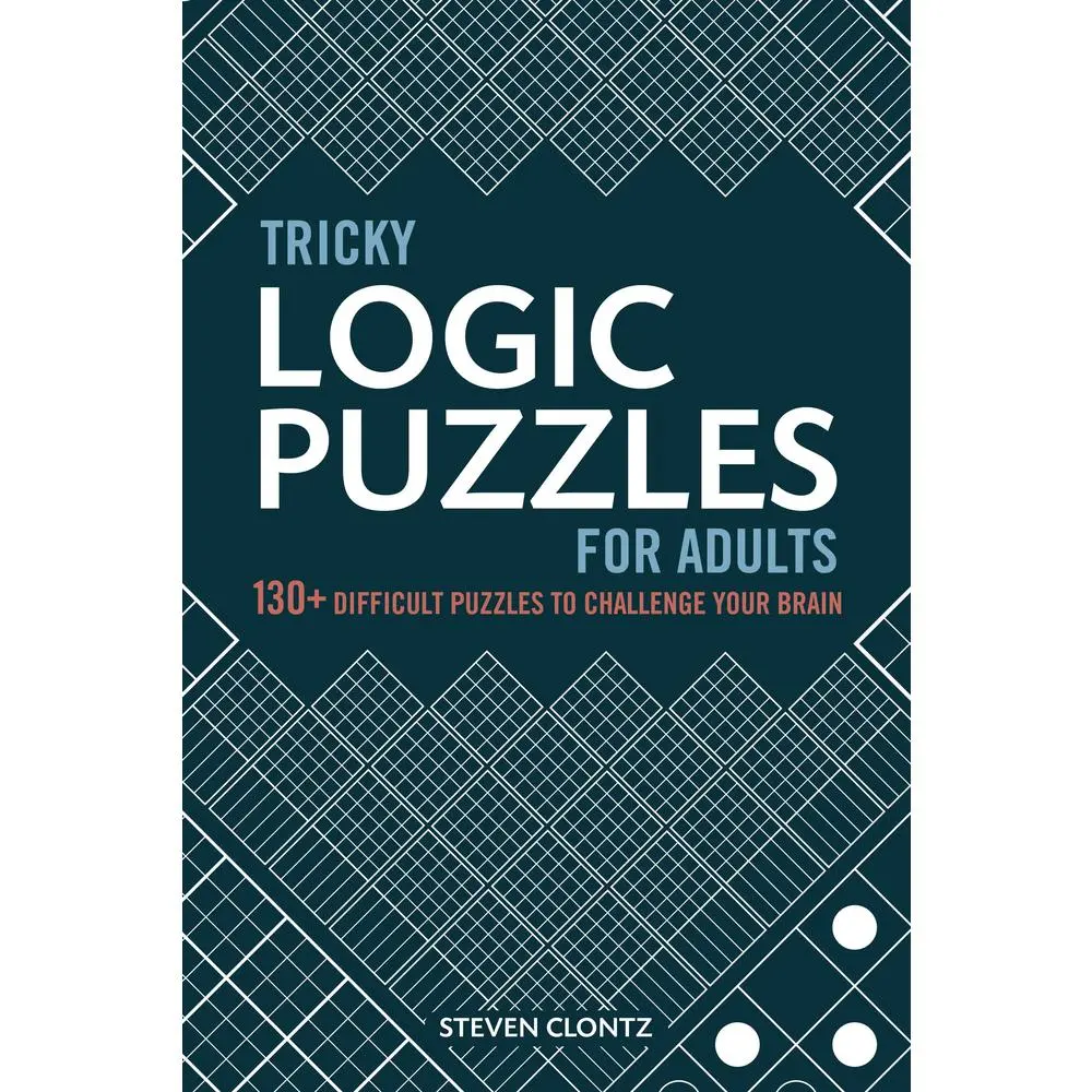 USED Book - Tricky Logic Puzzles for Adults: 130+ Difficult Puzzles to Challenge Your Brain by Clontz, Steven (Paperback) - english