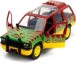 Jada Toys - for Explorer Jurassic Park - 1993-1:32, Green/Red
