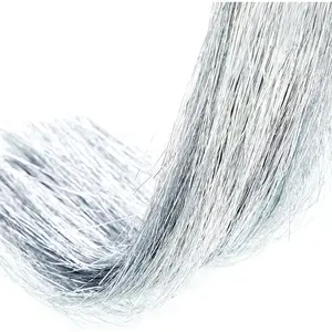 5000 Strands Silver Christmas Icicle Tinsel Strands for Christmas Tree Decor 18 Inches Foil Fringe Curtain Xmas Icicle Wire for Xmas Holiday Birthday Wedding Winter Party Home Hanging Decor