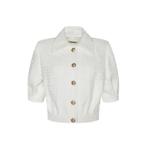 L'Agence- Cove Cropped Tweed Jacket