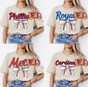 Baseball Shirt All Team Coquette, Vintage Tshirt Spring Training For Fan Gift [Adult - Youth]