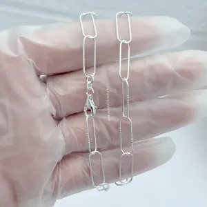 Paper Clip Chain Silver 925