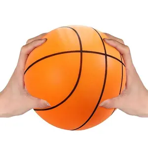 2025 New Silent Basketball Foam Basketball Indoor Training Ball Standard Hush Handle Basketball, Quiet Basketball Dribbling Indoor, Silent Swish Basketball  silent basketball foam basketball hoop indoor training indoor silent  basketball