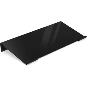 Computer Keyboard Stand for Desk 78 Keys, 11.8 x 5.1 Inch Keyboard Tray, Black Acrylic Keyboard Riser Lift, Apple Keyboard Holder