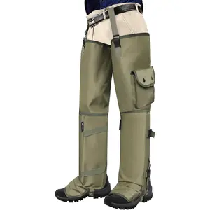 Snake Gaiters and Chaps for Men and Women -  Guards, Adjustable Protection for