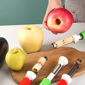 Two-In-One Apple Corer and Peeler, Stainless Steel Fruit Core Remover for Apples and Pears, Ideal for Core Removal and Cake Making, Utensils