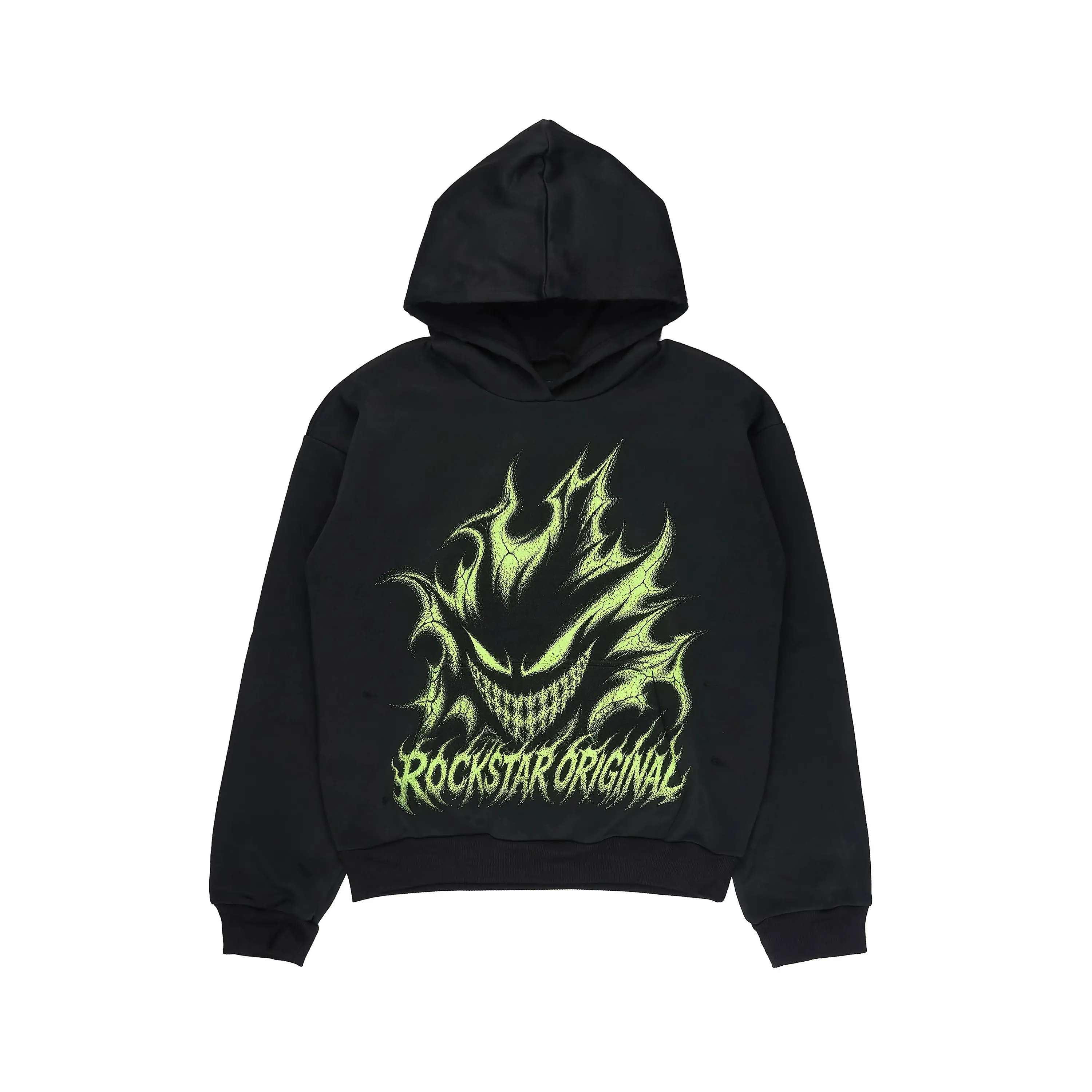 Boys Glaston Black Graphic Hoodie