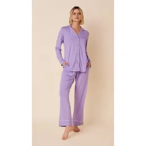Classic Pima Knit Pajama - Lilac
