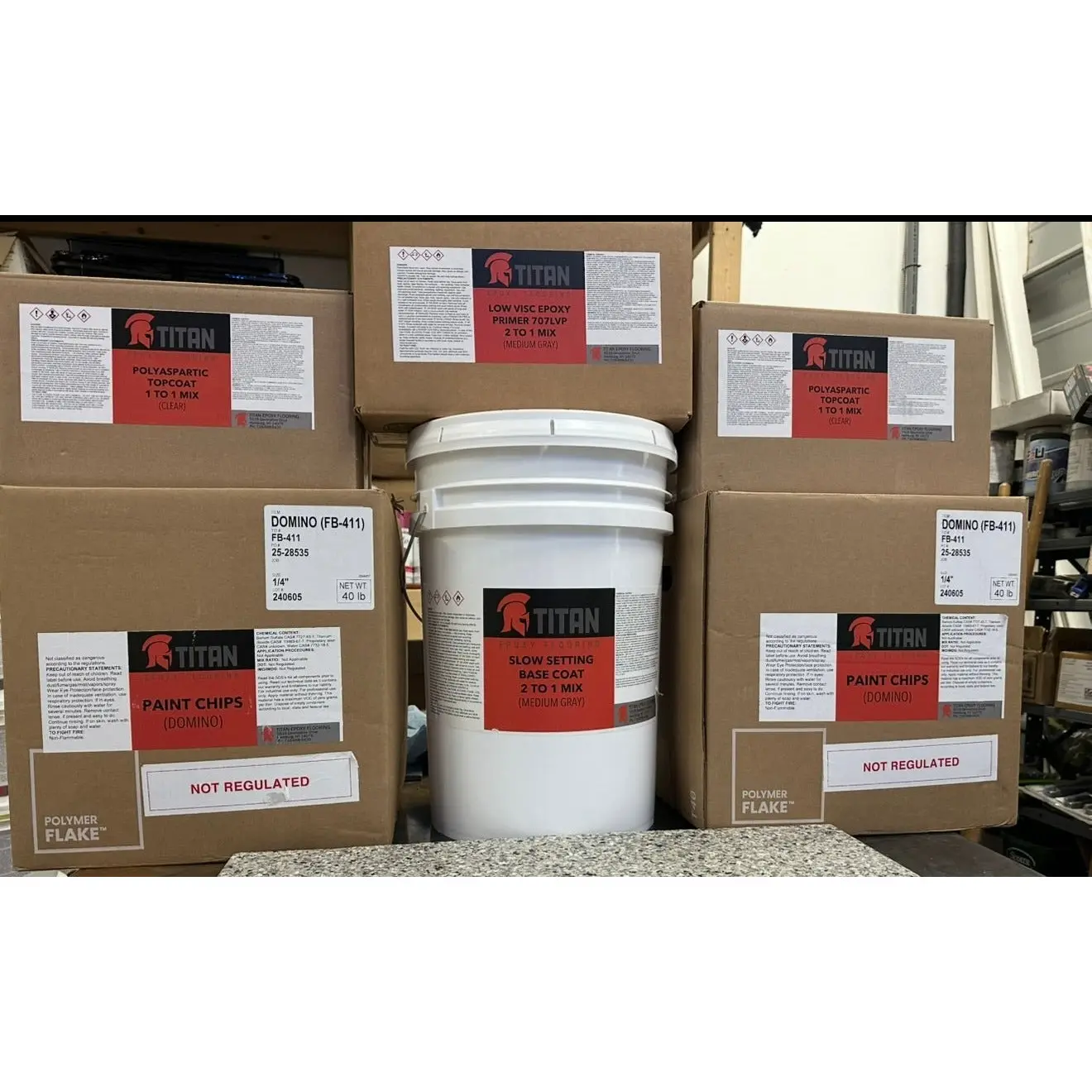 500 Sq Ft Garage Floor Kit