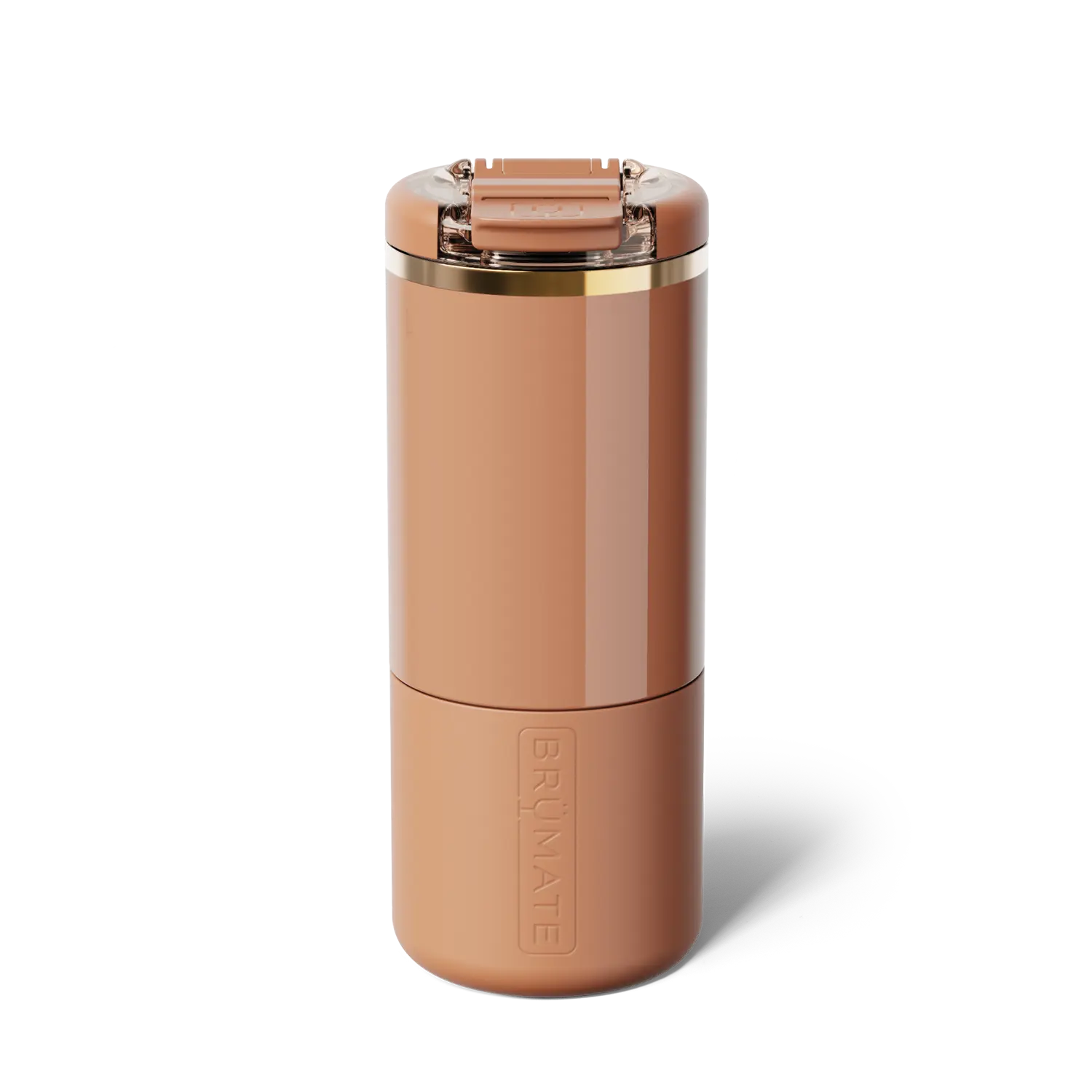 BrüMate Strova 18oz Ceramic-Lined Coffee Tumbler | 18oz Insulated Coffee & Travel Mug | 100% Leakproof BevLock Lid | Built-in Silicone Sleeve | Cup-Holder Friendly