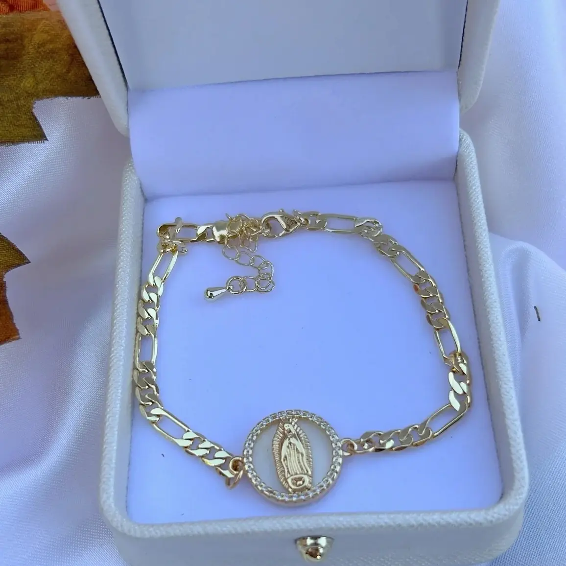 Our Lady of Guadalupe Bracelet: 6.5” + 1” extender