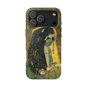 Studio Ghibli Howl's Moving Castle "The Kiss" Anime Romance Fan Art Smartphone Case, Heavy-Duty Shockproof Rubber Cellphone Accessory for iPhone 17 Pro Max, 16, 15, 14, 13, 12, 11, Air (Handheld Device Protection)