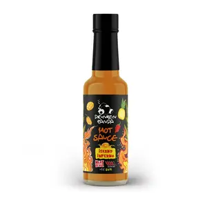 Drunken panda’s Island inferno hot sauce