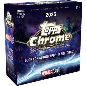 2025 Topps Marvel Studios Chrome Sapphire Edition