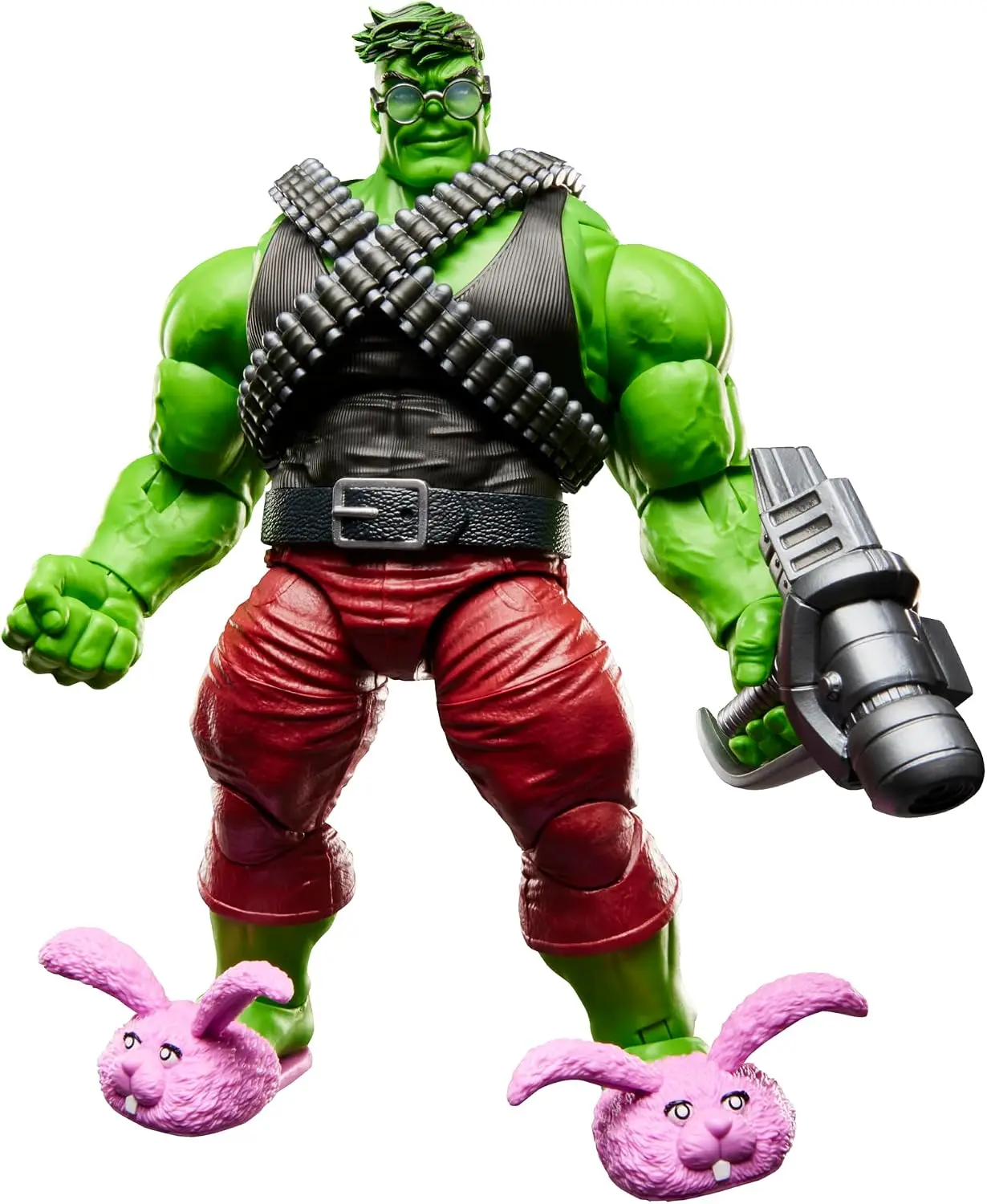 Marvel Legends Series Professor Hulk, Incredible Hulk Comics Collectible 6-Inch Scale Action Figure Set | Marvel Legends The Incredible Hulk 7 Inch Action Figure Deluxe - Professor Hulk