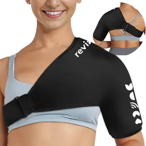 REVIX Soft Gel Ice Pack for Shoulder and Arm, High Elastic Reusable Cold Pack Long-lasting Cooling ice pack