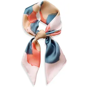 vimate Head Scarf for Women Hair 27'' Square Satin Silk Feeling Bnadana Neck Scarf Handbag Accessories Etc