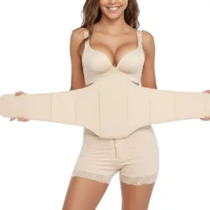 Women's 360° Lipo Foam Ab Board Compression Belly Belt - Smooth, Lightweight, Soft Shapewear for Flat Tummy & Waist Support