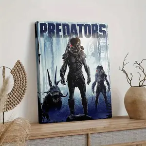 1pc  Canvas Painting, Predators Movie Poster Wall Art Decor - High-Quality Print for Home Theater or Bedroom