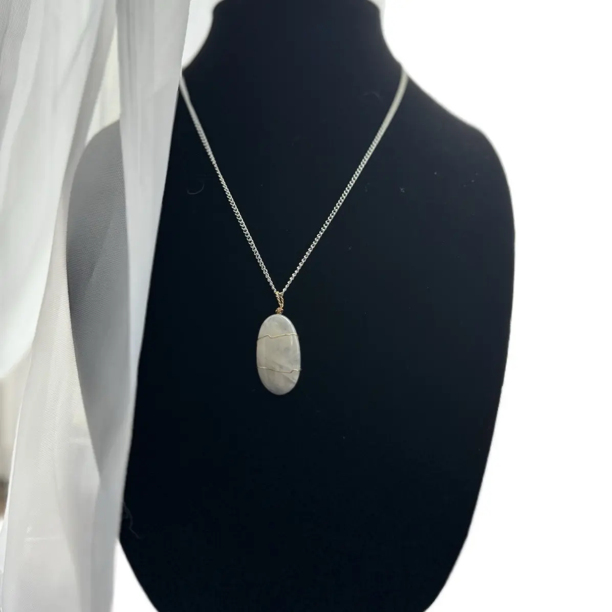 Wire Wrapped Crystal Necklaces